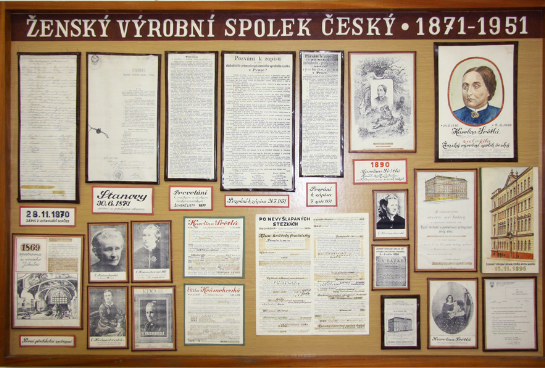 Infografika Ženský výrobní spolek český