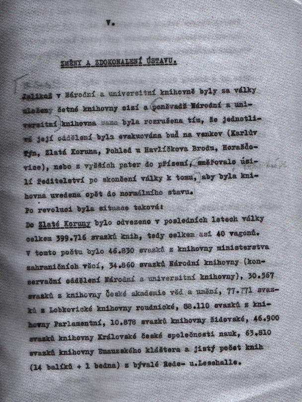 Ukázka z výroční zprávy